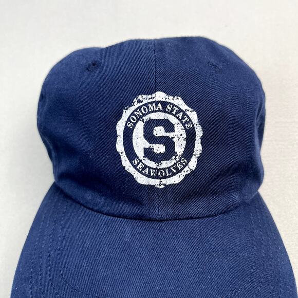 Sonoma State University Hat Cap Strapback Navy Blue Gear Sports SSU Seawolves - Picture 3 of 7